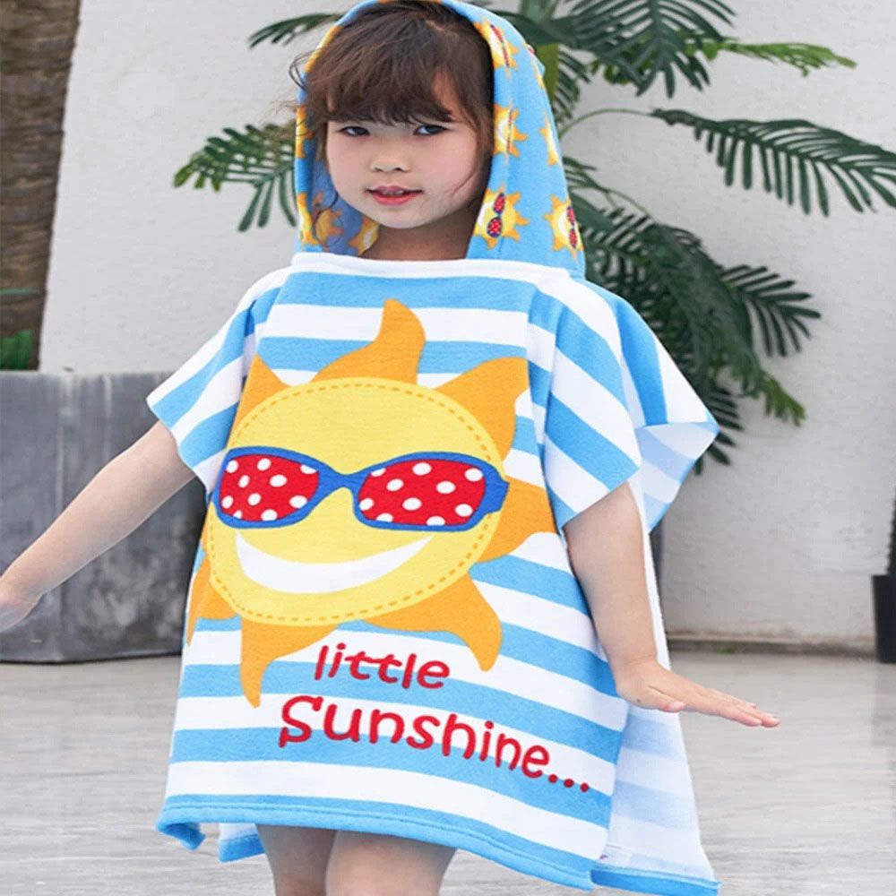 UKR - Little Sunshine Kids Hooded Towel - 60x120 cm