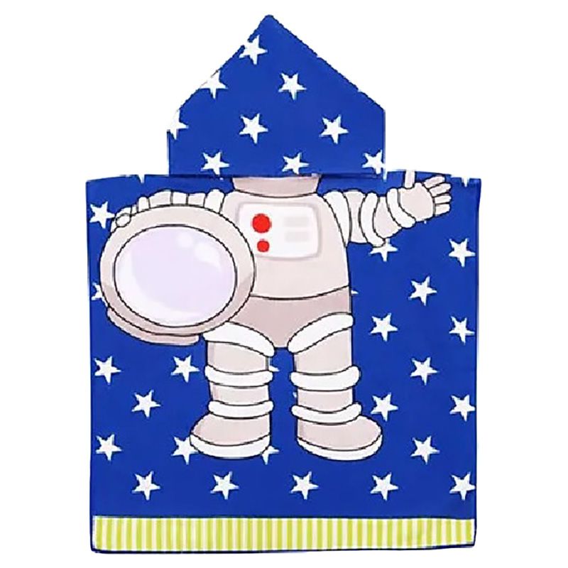 UKR - Spaceman Printed Kids Hooded Towel - 60x120 cm