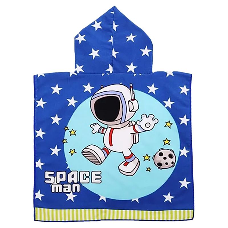 UKR - Spaceman Printed Kids Hooded Towel - 60x120 cm