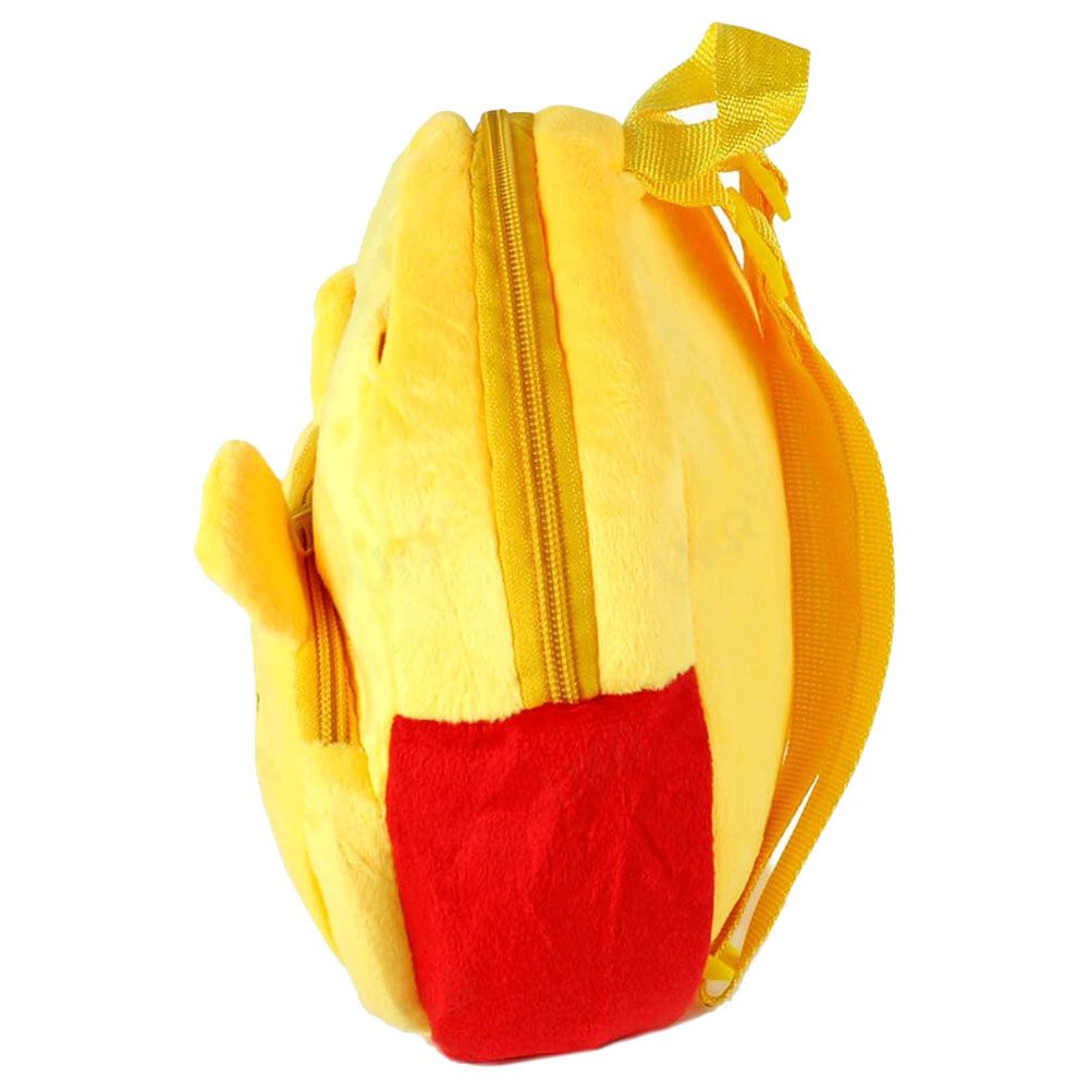 UKR - Winnie The Pooh Plush Mini Backpack - Yellow/Red - 9-inch