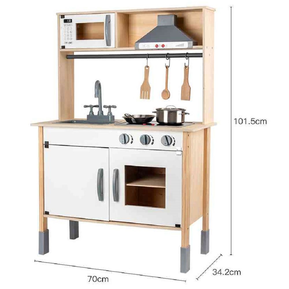 UKR - Wooden Kitchen - White