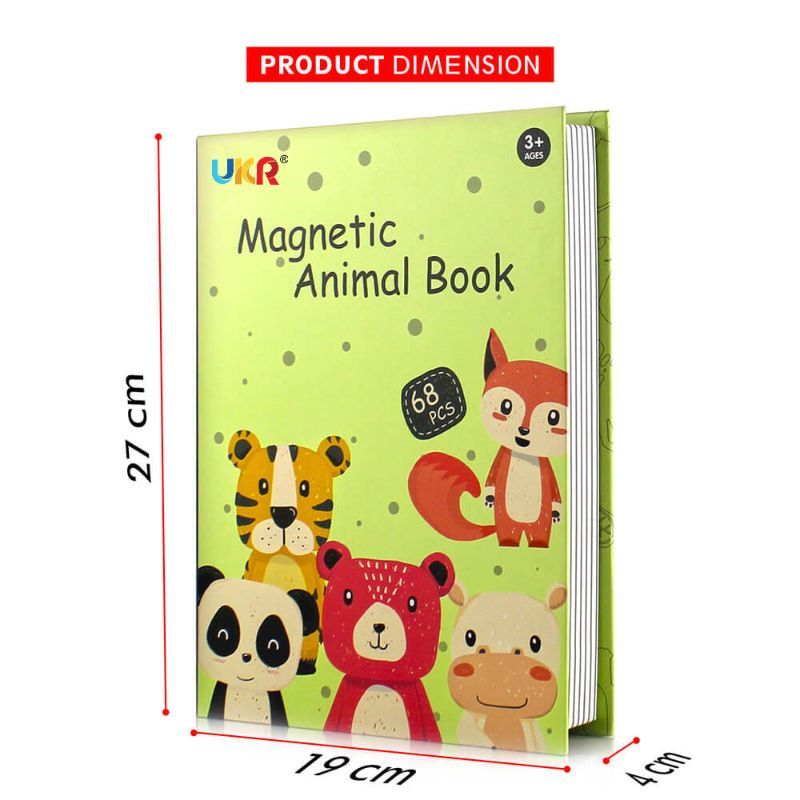 UKR - Animals Magnetic Puzzle Book