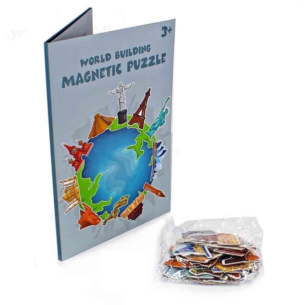 UKR - Magnetic Puzzle Map World Sights