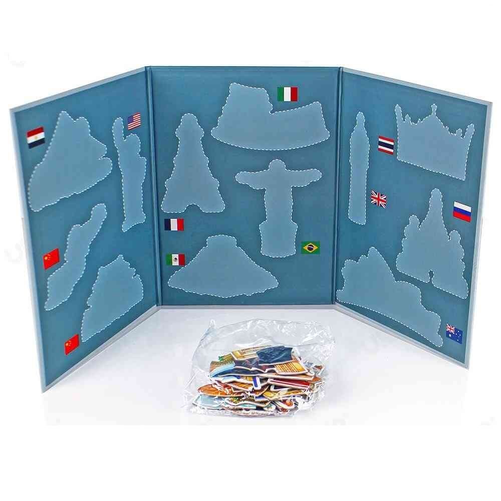 UKR - Magnetic Puzzle Map World Sights