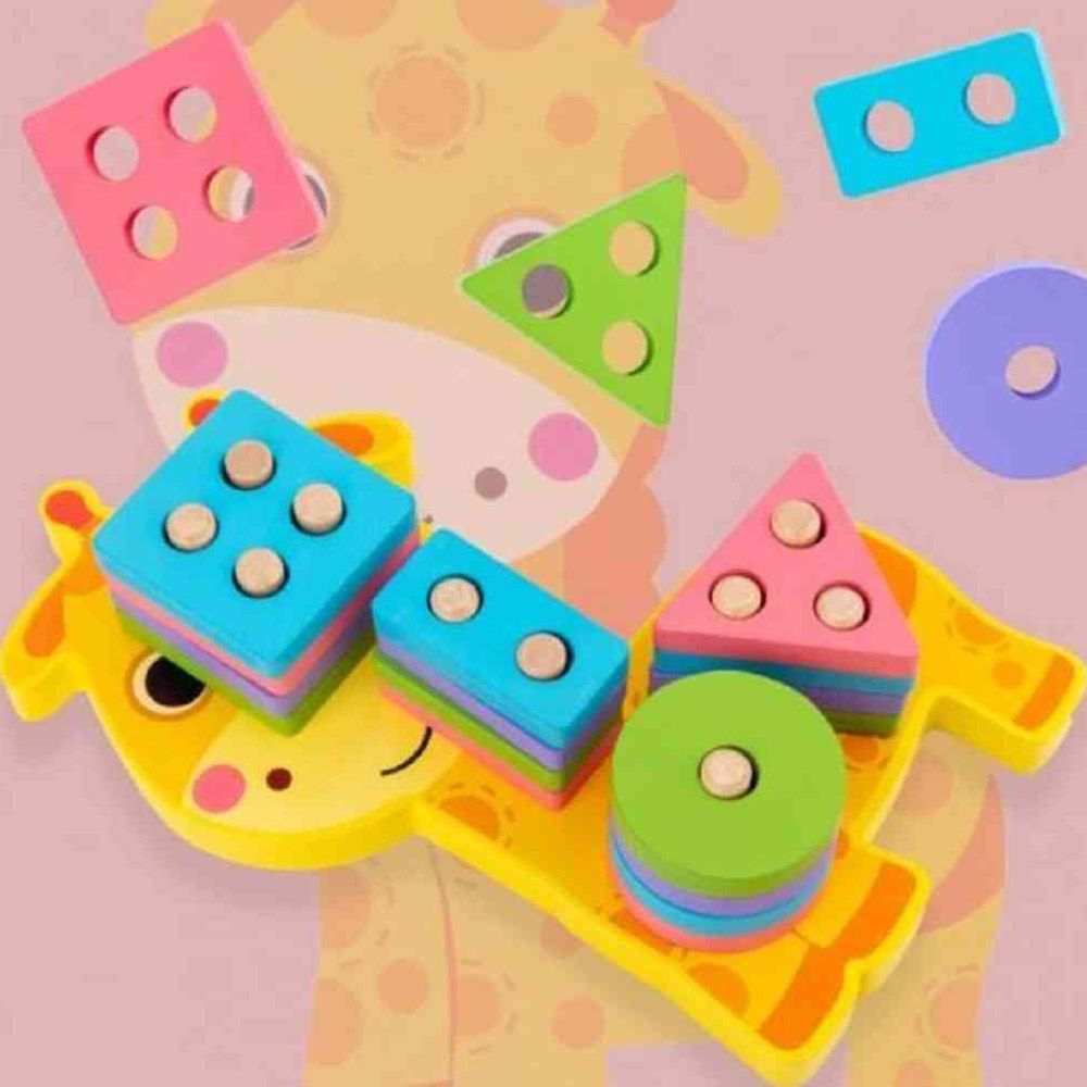 UKR - Sorting Shapes Puzzle - Giraffe