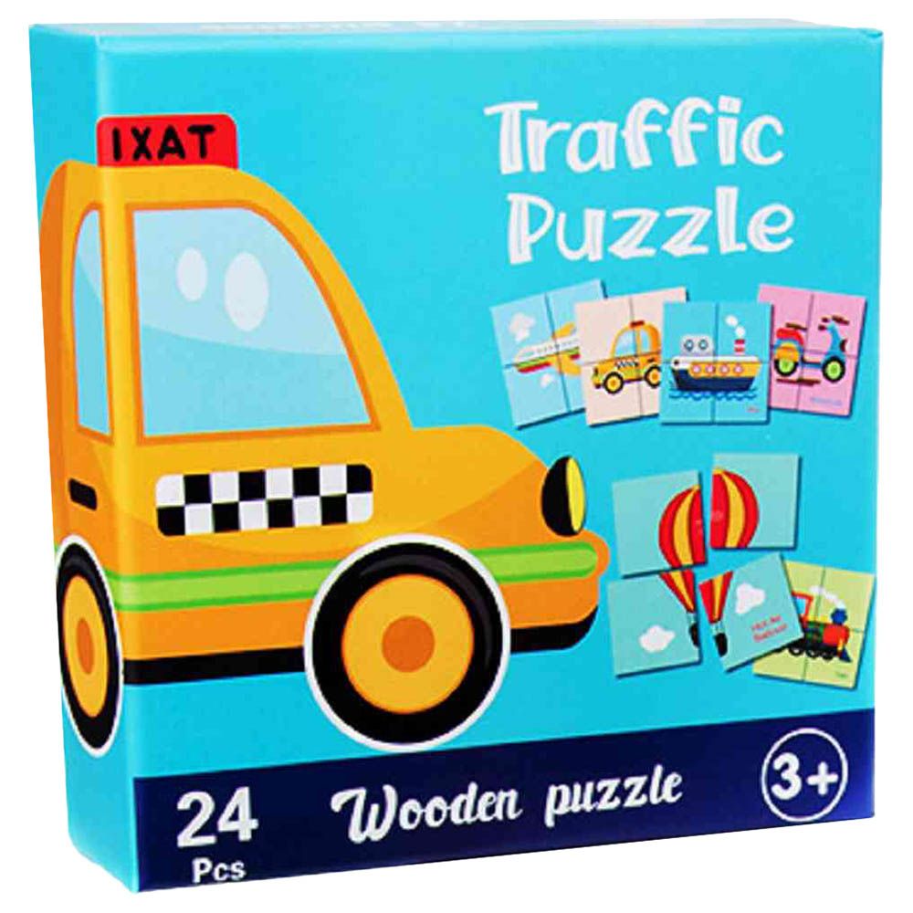 UKR - Wooden Traffic Puzzle