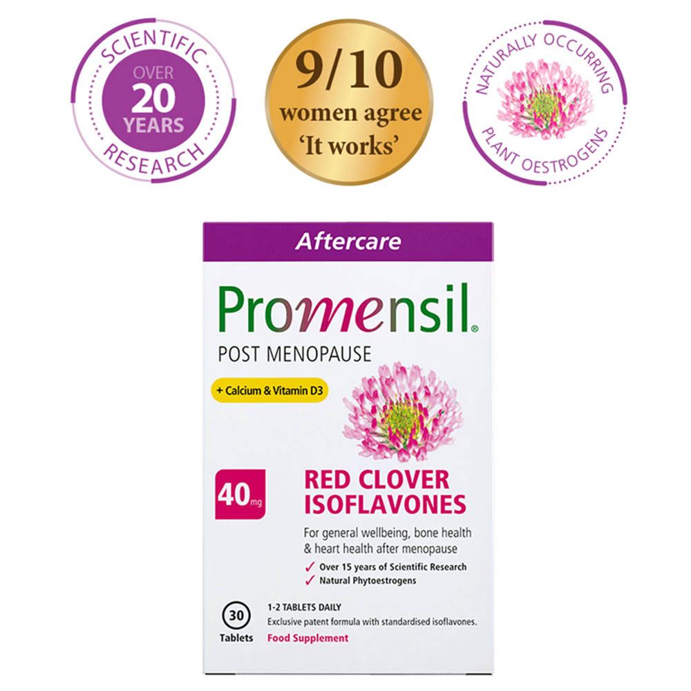 Promensil - Post Menopause Tablets Calcium & Vitamin D3 30'S