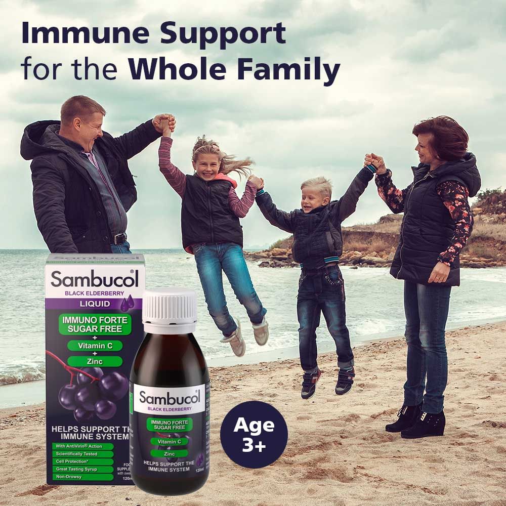 Sambucol - Immuno Forte Sugar Free Syrup Vitamin C 120ml