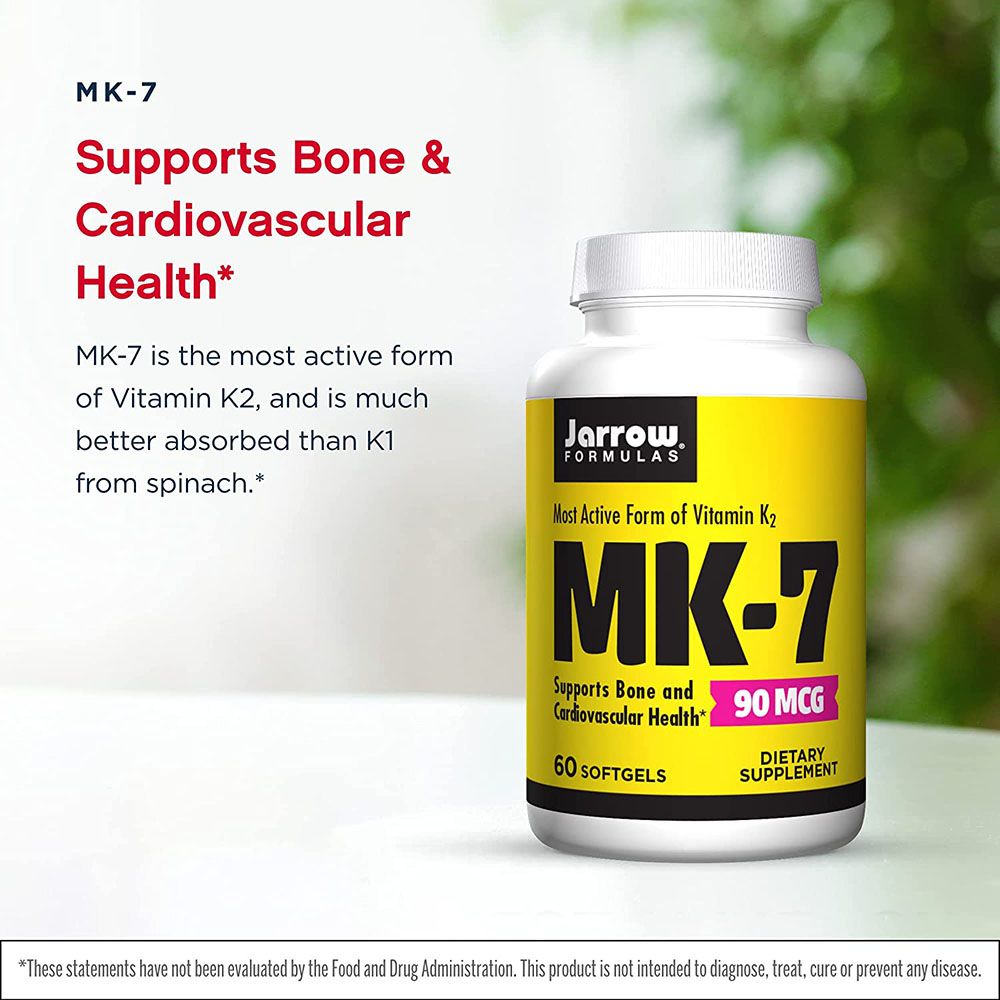 Jarrow Formulas - MK-7 Softgels 90mcg - 60s