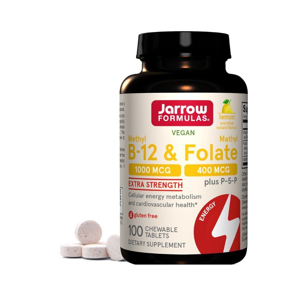 Jarrow Formulas - Methyl B-12 & Methyl Folate Tablets - 100s