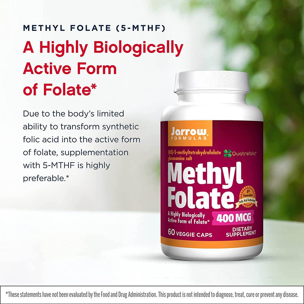 Jarrow - Formulas Methyl Folate Capsule 400Mcg 60's