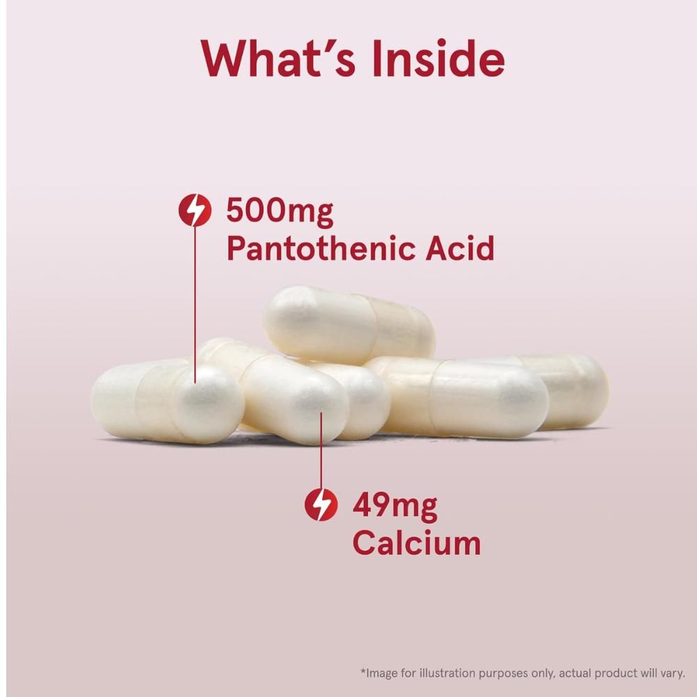 Jarrow - Formulas Pantothenic Acid B5 Veggie Caps 500MG 100's 