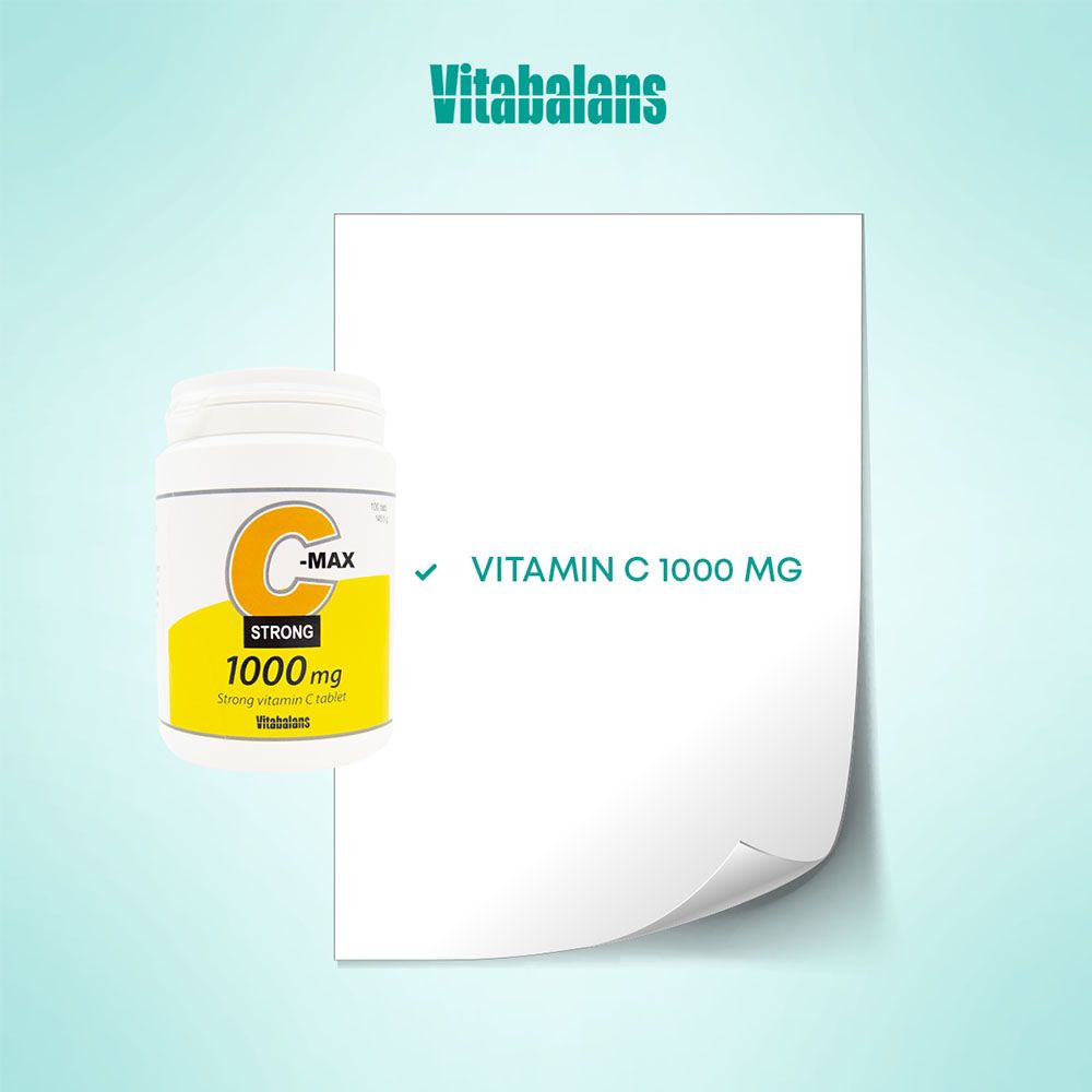 VITABALANS - C-Max Strong Vitamin C 1000mg - 100 Tablets