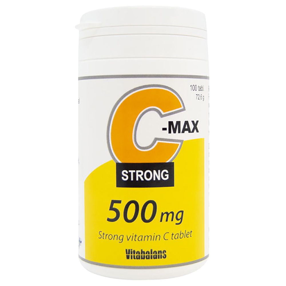 VITABALANS - C-Max Strong Vitamin C 500 mg - 100 Tablets