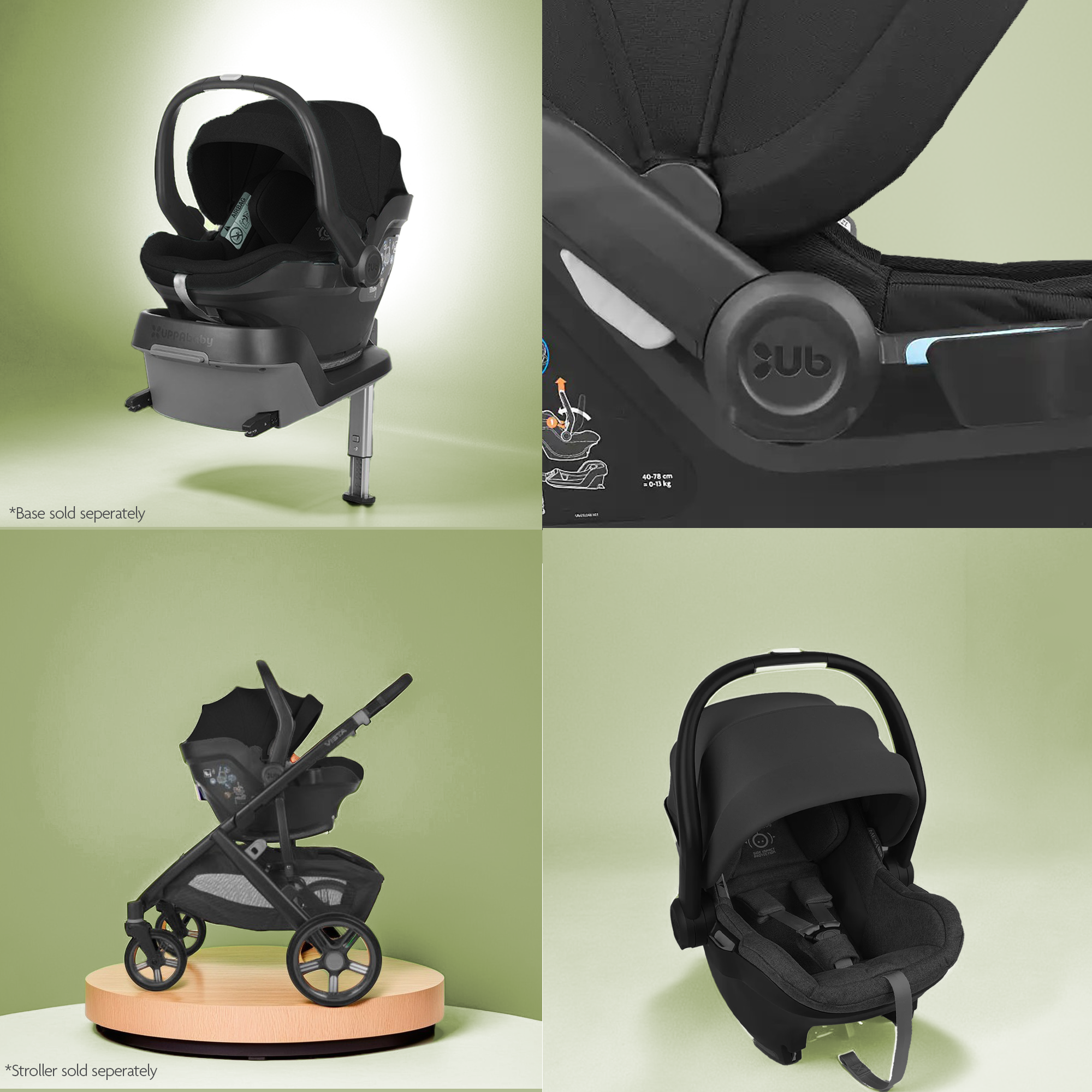 Uppababy - Mesa i-Size Infant Car Seat - Jake - Charcoal