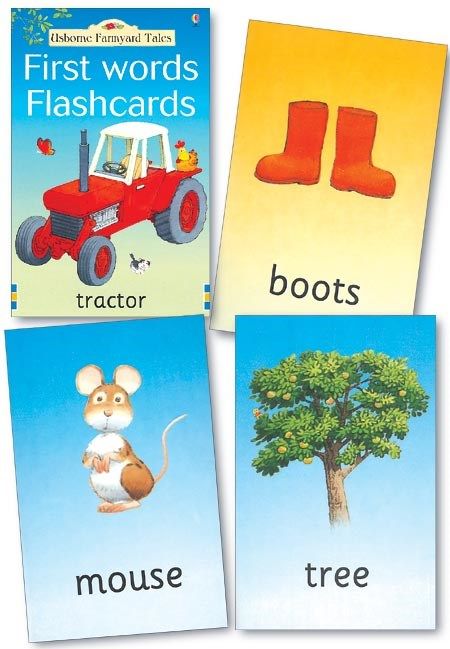 Usborne Books - Farmyard Tales First Words Flashcards