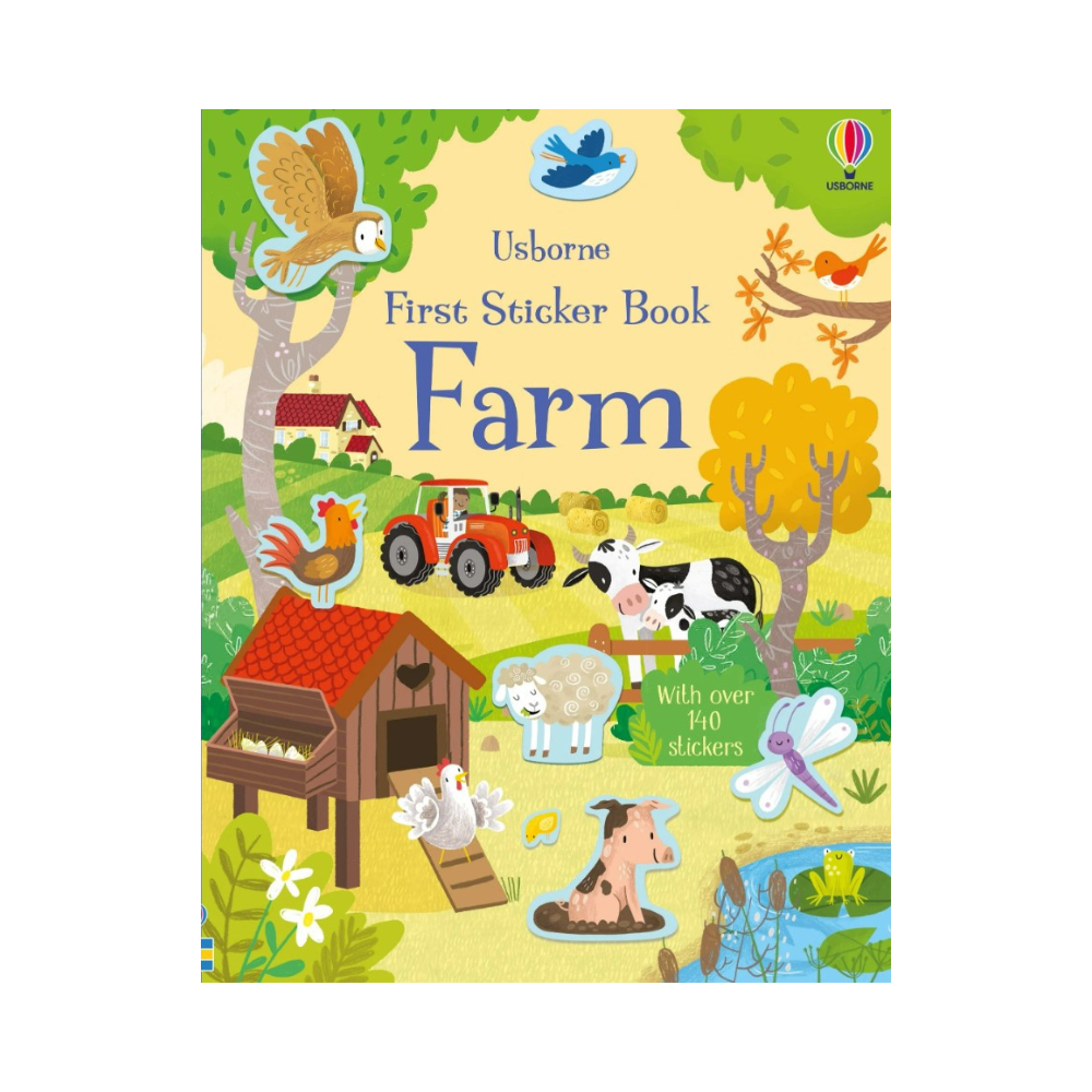 كتب أسبورن-  كتاب "Farm Farm sticker book"  