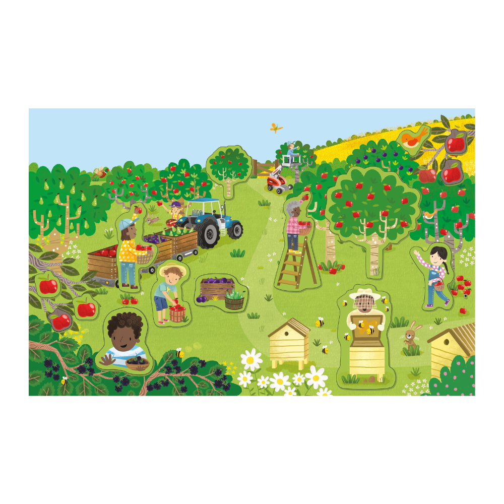 كتب أسبورن-  كتاب "Farm Farm sticker book"  