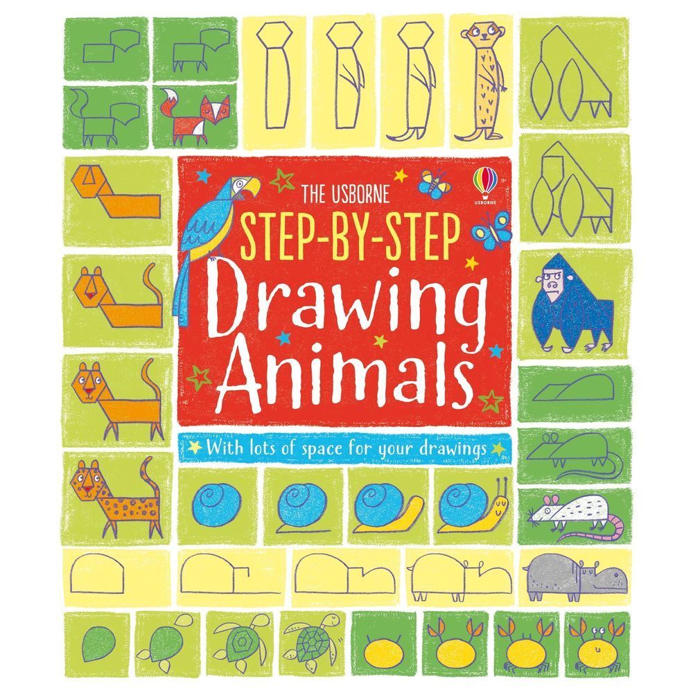 Usborne Books - Step-By-Step Drawing Animals