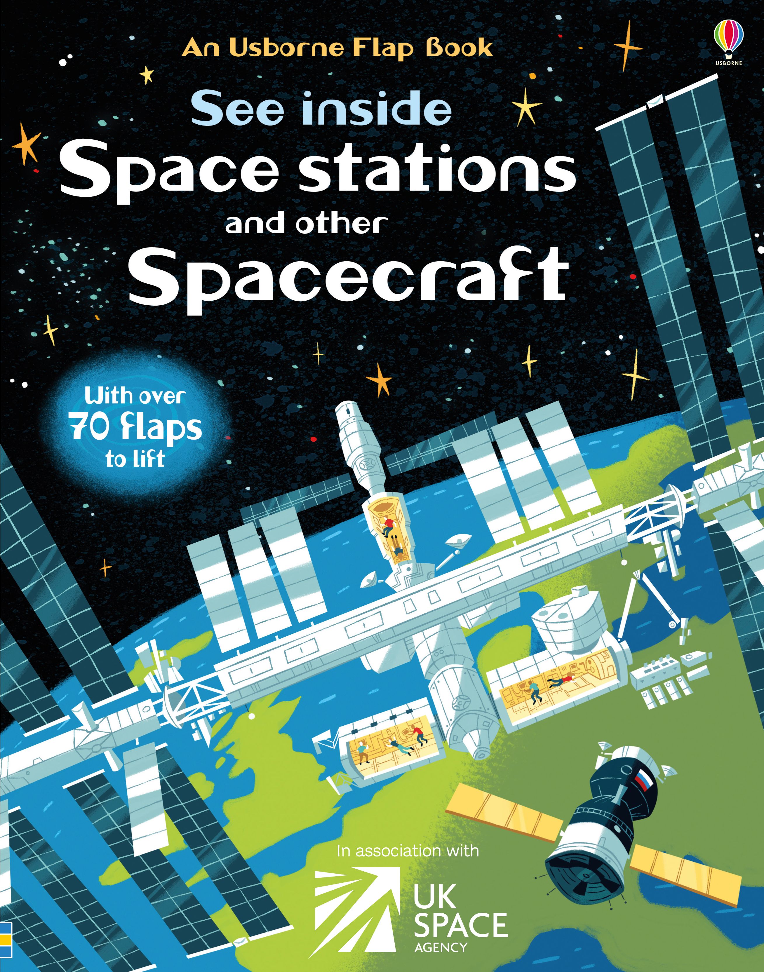 كتب أسبورن-  كتاب "See Inside Space Stations and Other Spacecraft"  