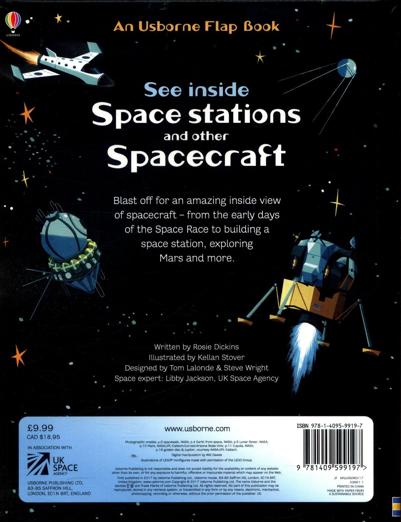 كتب أسبورن-  كتاب "See Inside Space Stations and Other Spacecraft"  