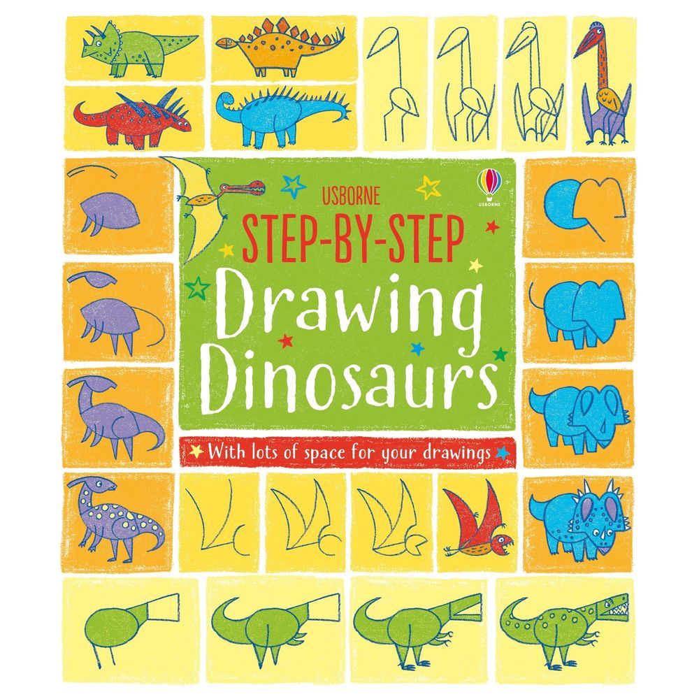 كتاب Step-By-Step Drawing Dinosaurs