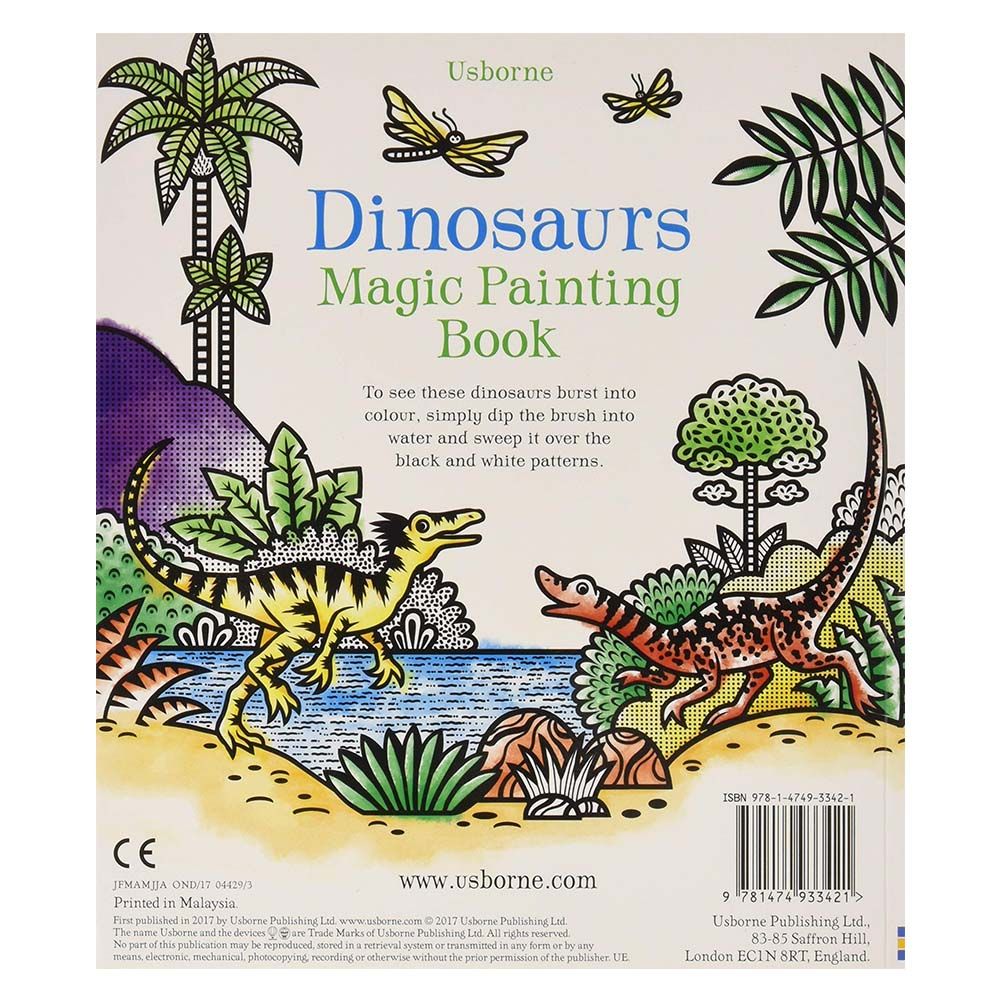 كتب أسبورن-  كتاب التلوين Dinosaurs Magic Painting Book  