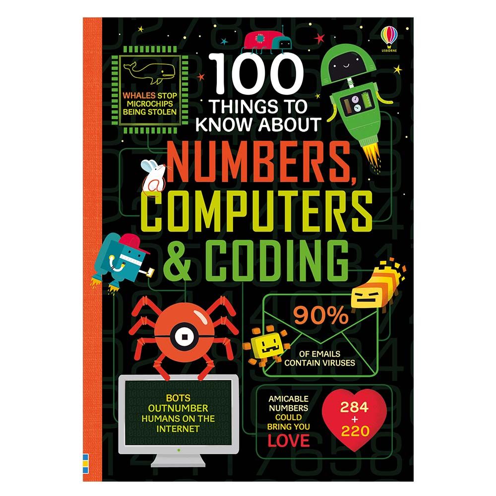 كتب أسبورن-  كتاب 100 Things To Know About Numbers Computers Coding  