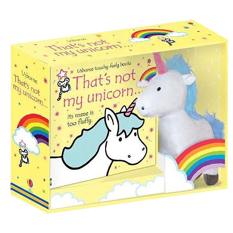 كتب أسبورن-  مجموعة كتاب That s Not My Unicorn مع لعبة