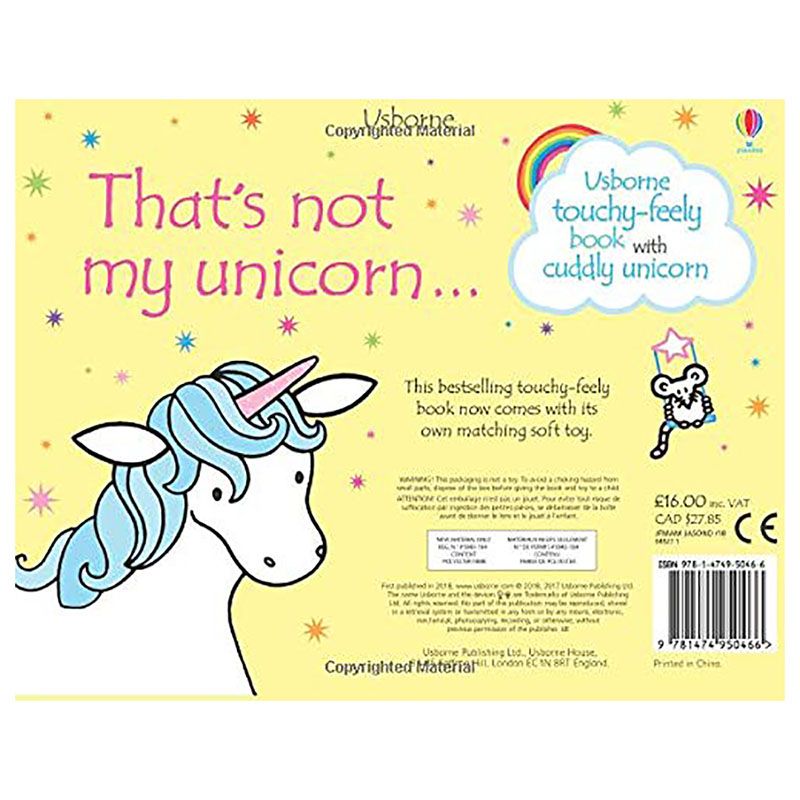 كتب أسبورن-  مجموعة كتاب That s Not My Unicorn مع لعبة