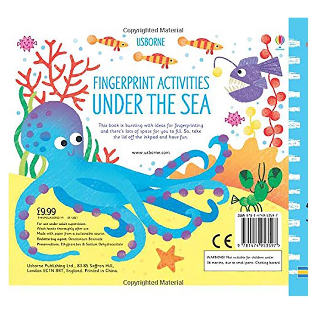 كتب أسبورن-  كتاب Fingerprint Activities Under The Sea