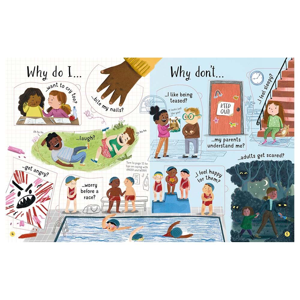 Usborne Books - Lift-The-Flap Questions And Answers About Feelings