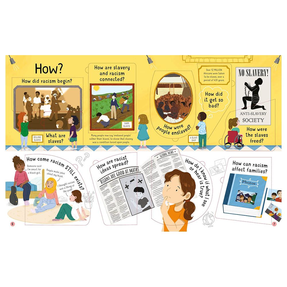 Usborne Books - Lift-The-Flap Questions And Answers About Racism