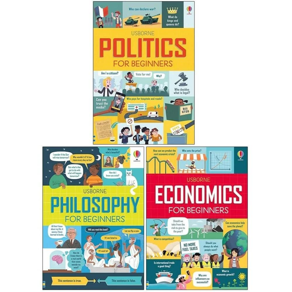 كتب أسبورن-  مجموعة كتب Politics Philosophy & Economics For Beginners - عدد 3