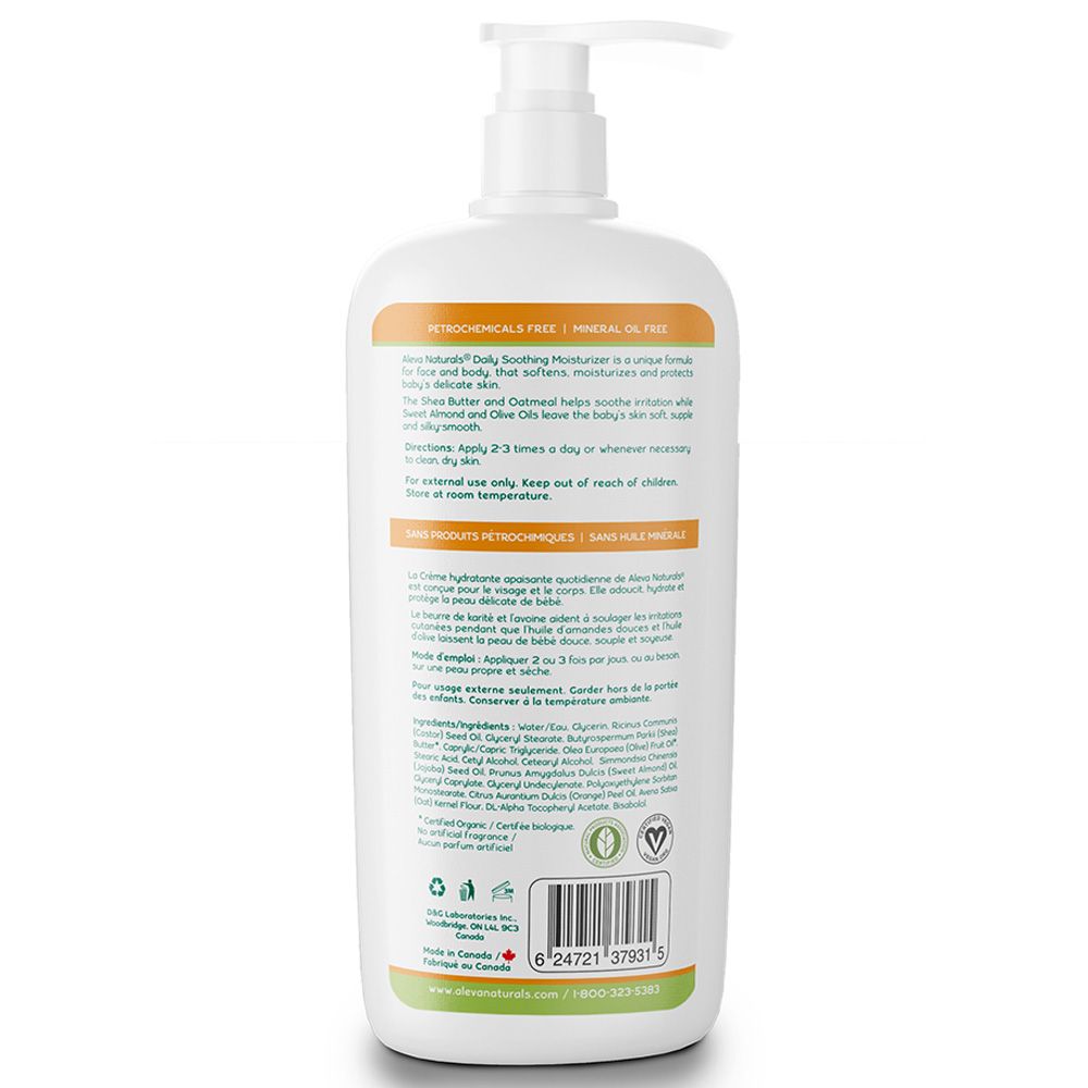 Aleva Naturals - Daily Soothing Moisturizer - 240ml