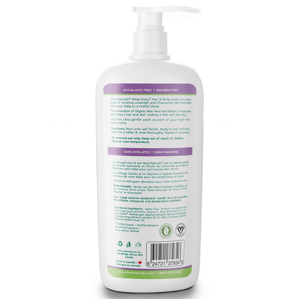 Aleva Naturals - Sleep Easy Hair & Body Wash - 240ml