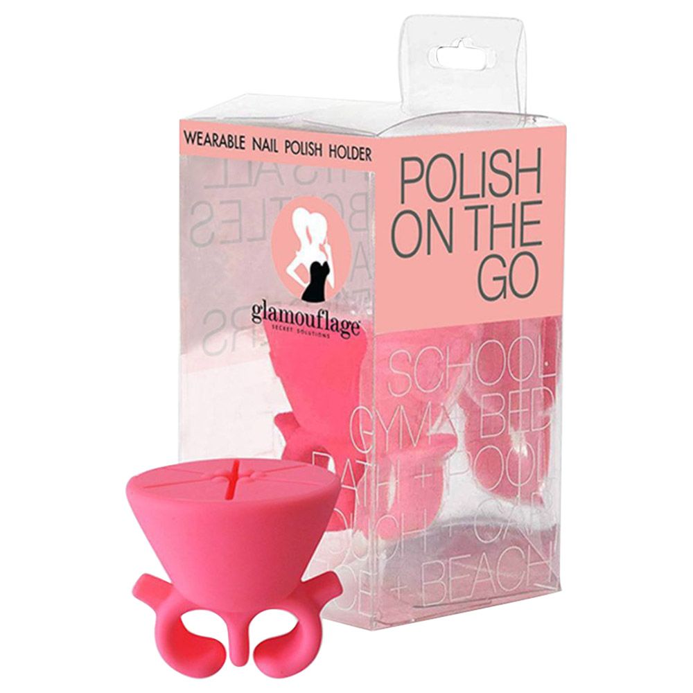 Glamouflage - Wearable Nail Polish Holder - Pink