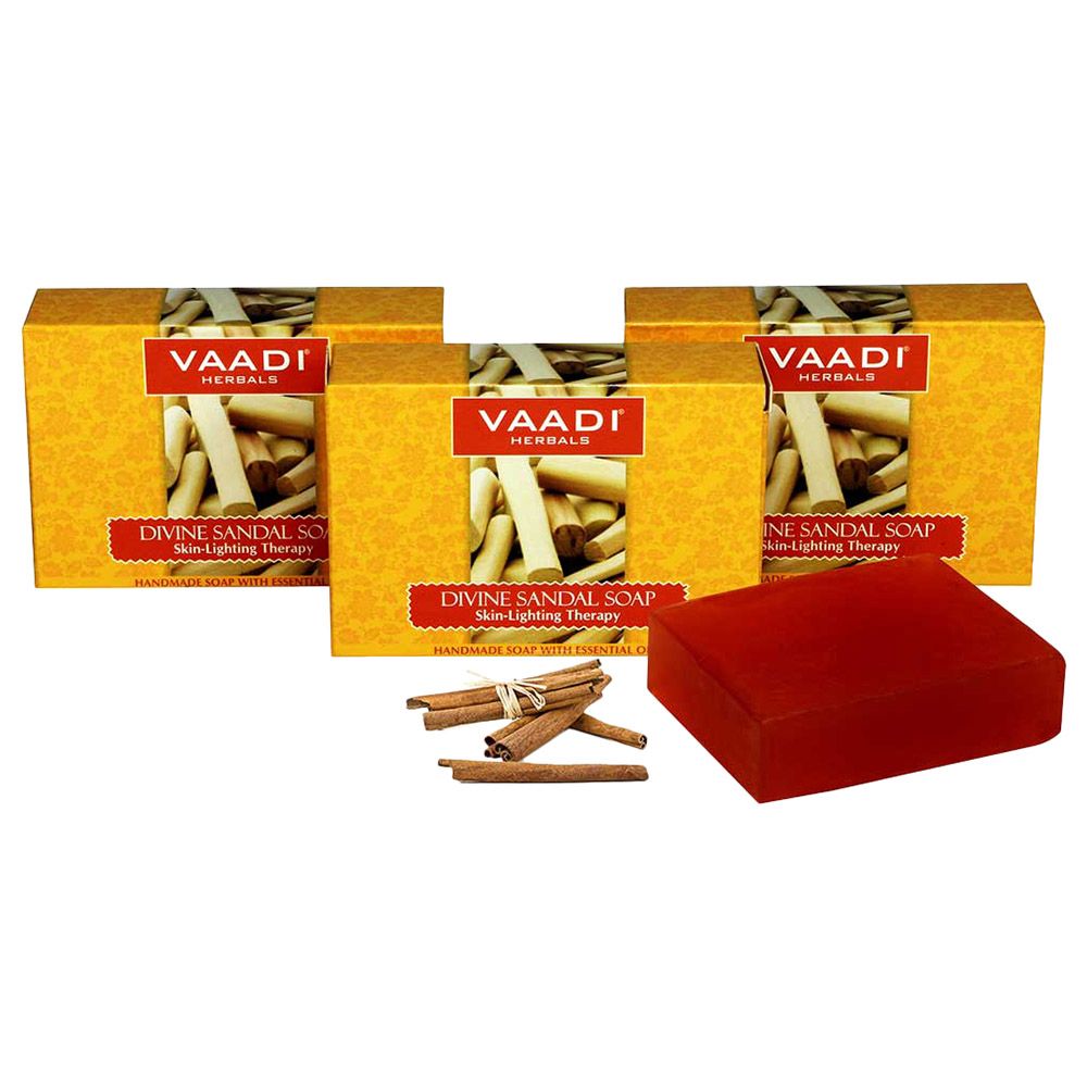 Vaadi Herbals Organic Divine Sandal Soap W/ Turmeric