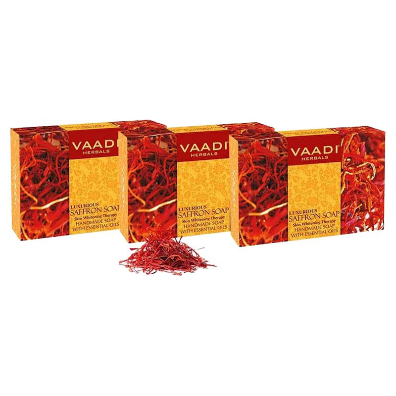 Vaadi Herbals Luxurious Organic Saffron Soap