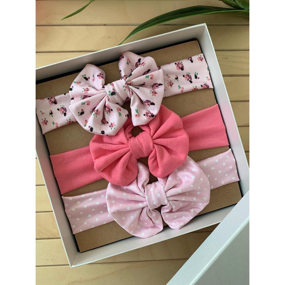 The Girl Cap - Headband Gift 3pc-Set - Blush