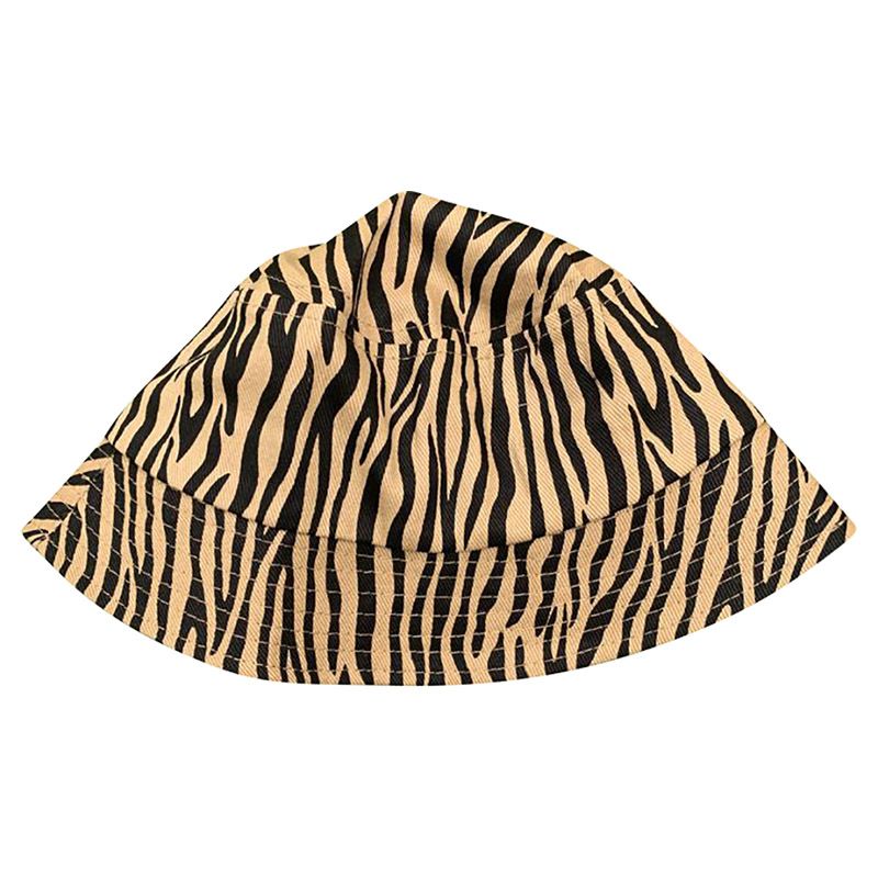 The Girl Cap - Kids Hat Brown Zebra Print