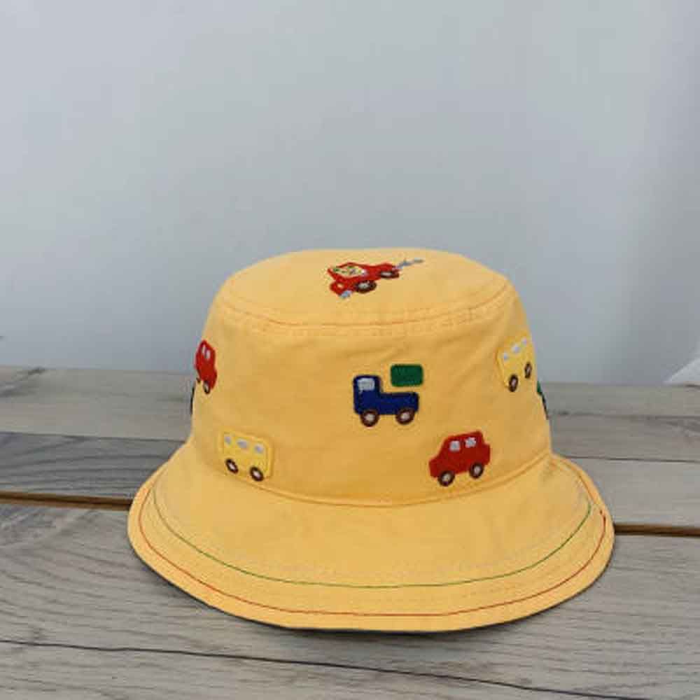 The Girl Cap - Kids Hat - Yellow Cars