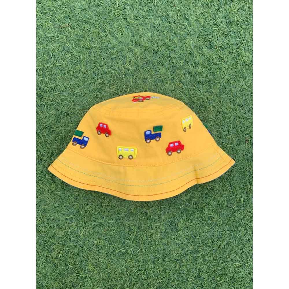 The Girl Cap - Kids Hat - Yellow Cars