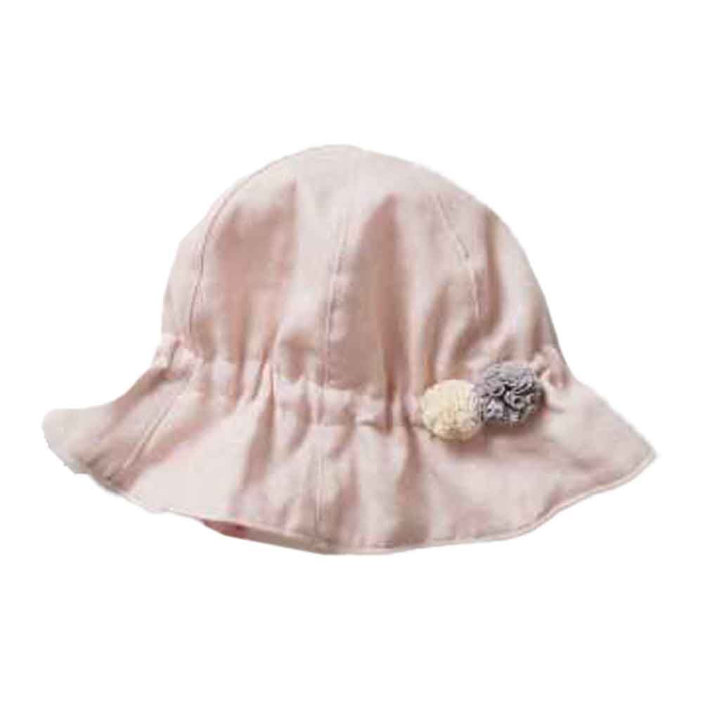 The Girl Cap - Kids Reversible Hat - Pink Polka