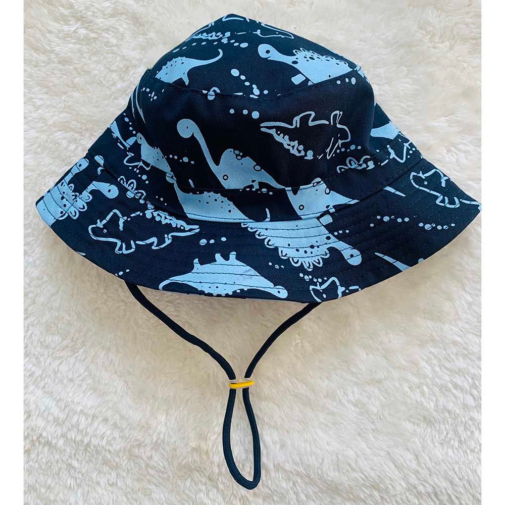 The Girl Cap - Kids Hat - Blue Dinosaur