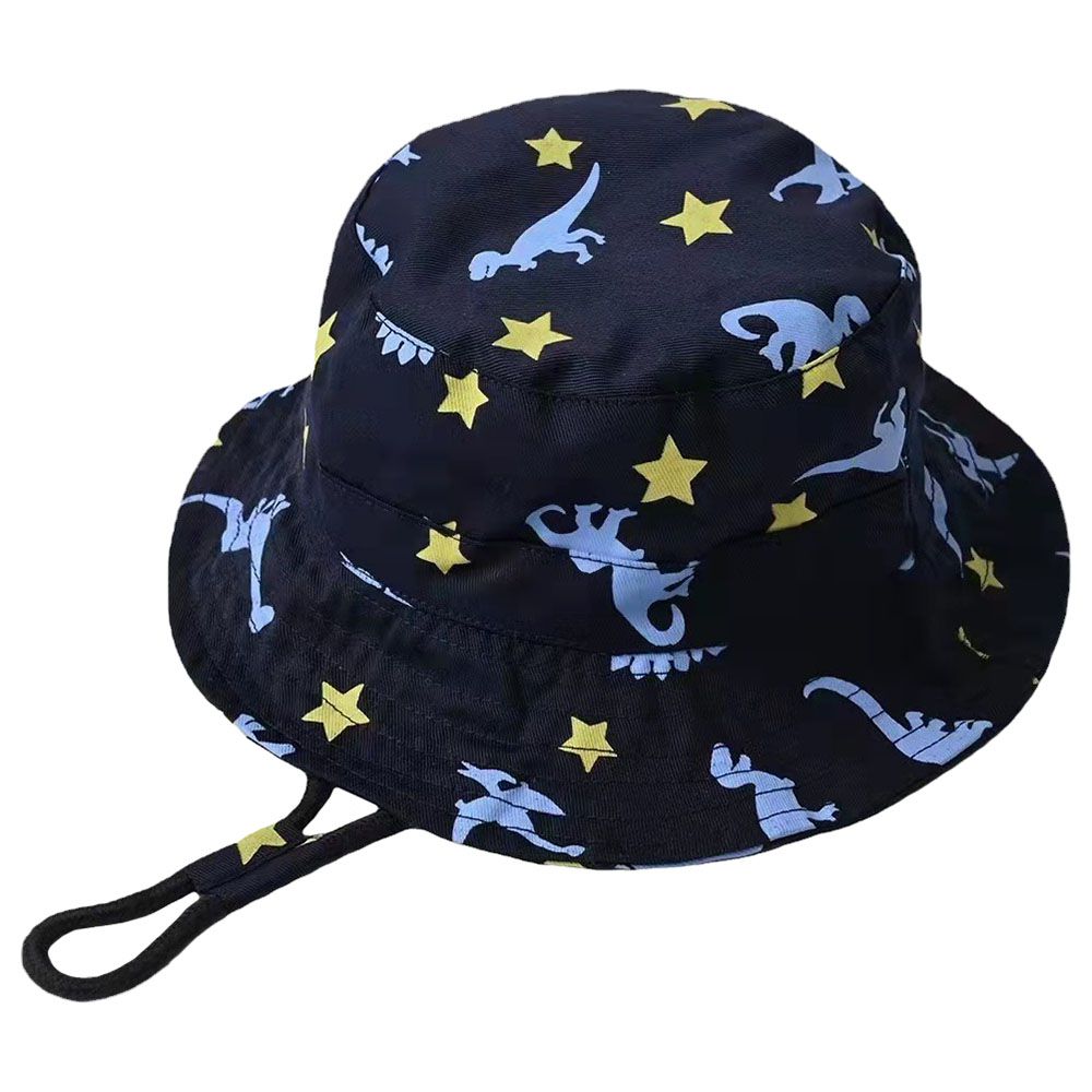 The Girl Cap - Kids Hat - Blue Star Dinosaur