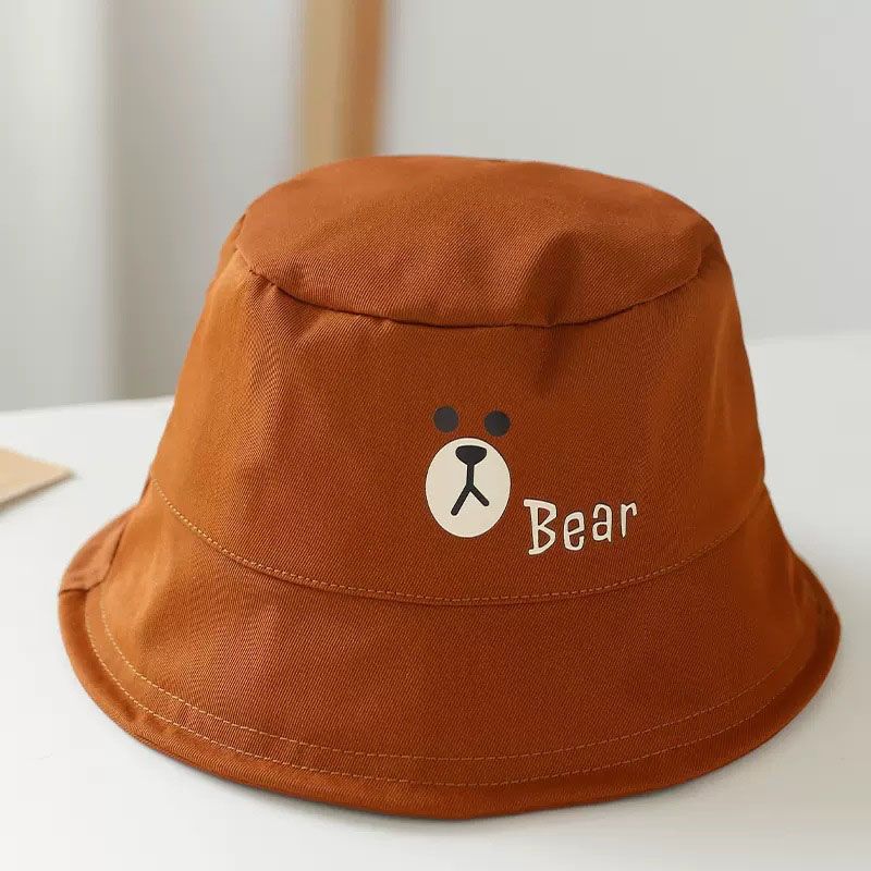 The Girl Cap - Kids Hat - Brown Bear