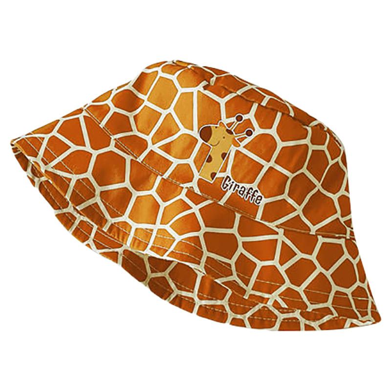 The Girl Cap - Kids Hat - Brown Giraffe