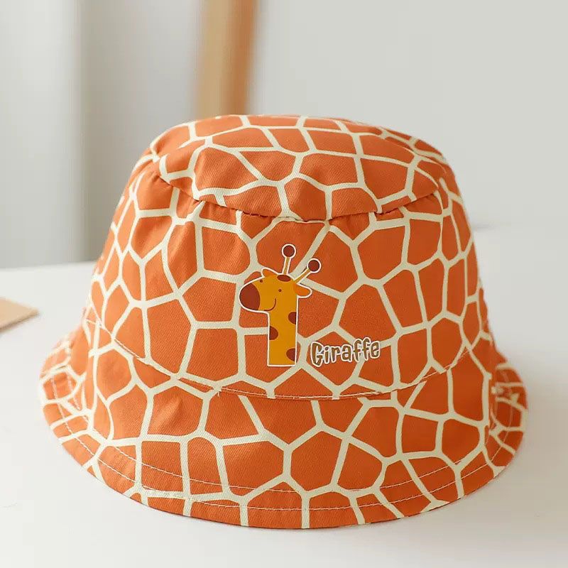 The Girl Cap - Kids Hat - Brown Giraffe