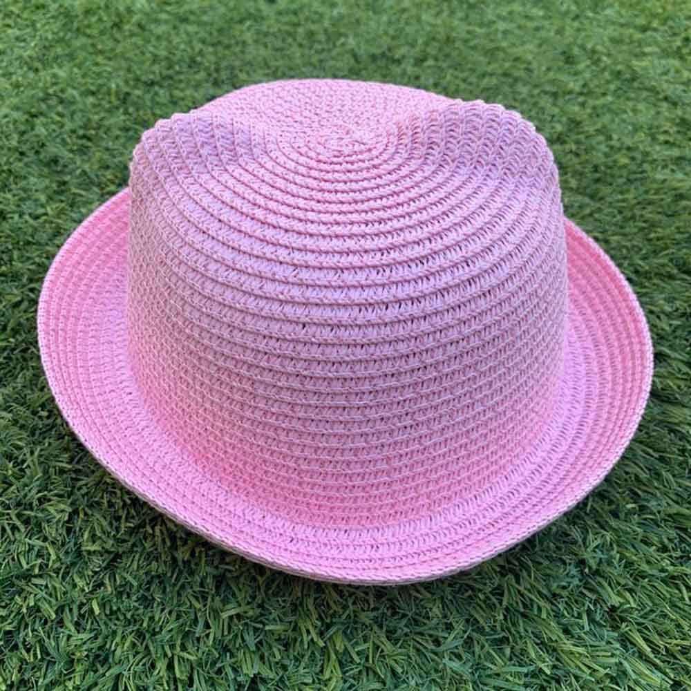 The Girl Cap - Beach Hats For Kids - Baby Pink